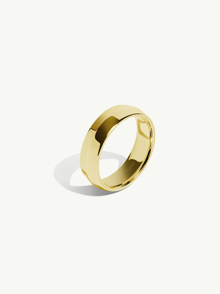 Braid / Weave 18k 2-Tone Rose Gold Wedding Ring Comfort Fit